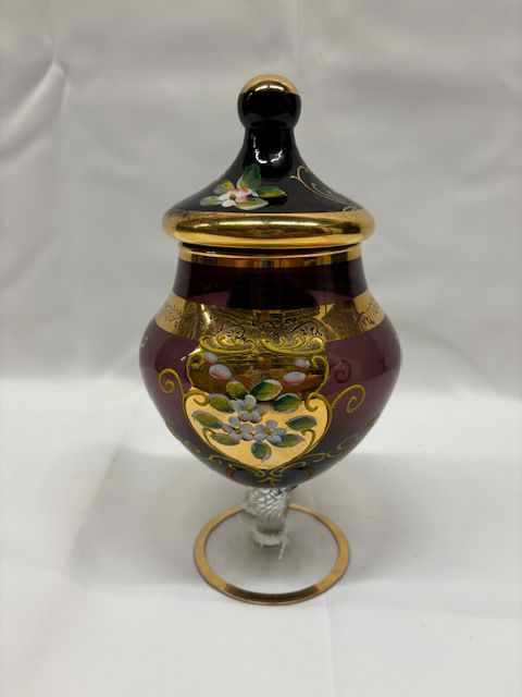 Hand Painted Candy Dish