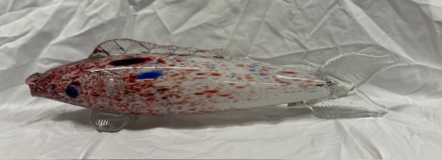 Murano Long Hand Blown Glass Fish