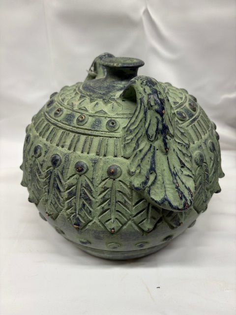 Mid 20th Century Chinoiserie Ironstone Vase