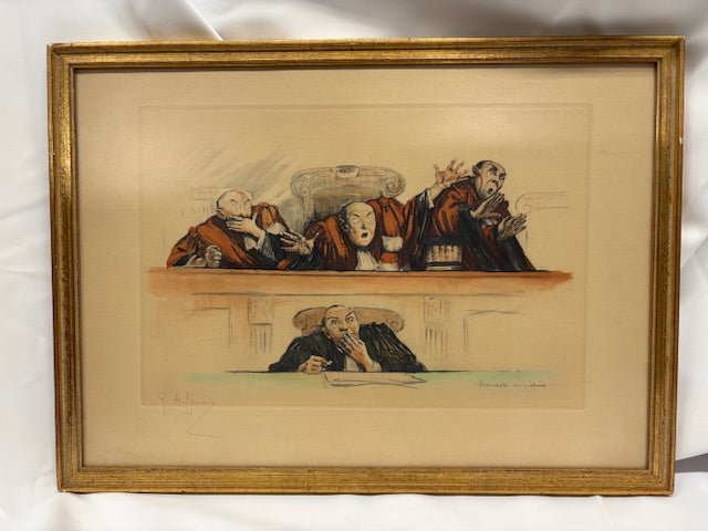 Original "Scandale au Pretoire"