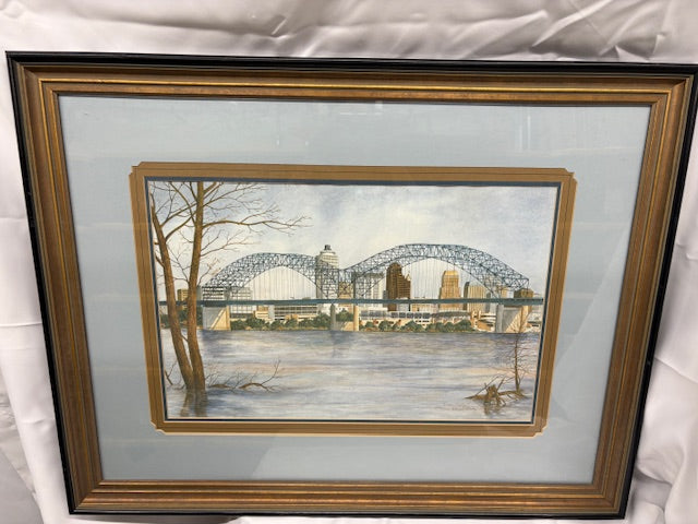 Elaine Neely Signed Memphis Bridge