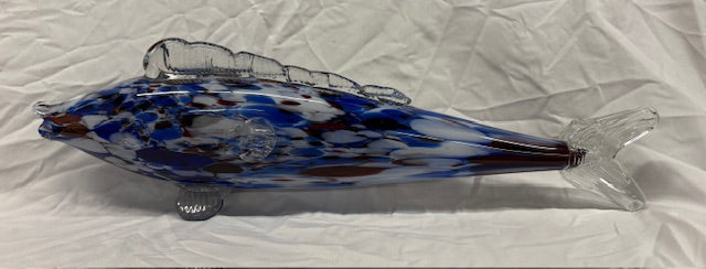 Murano Medium Hand Blown Glass Fish