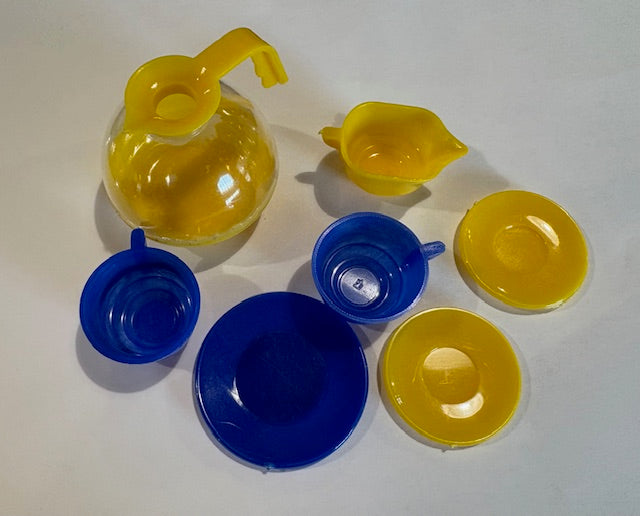 Plastic Dollhouse Tea Set