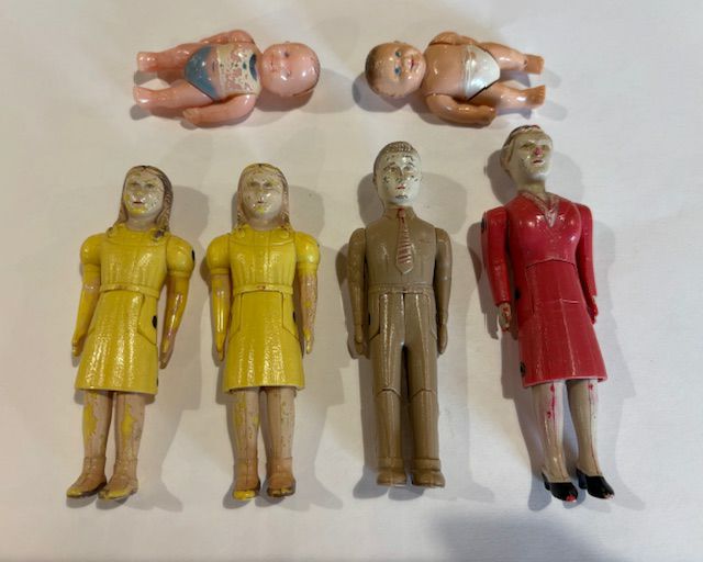 Vintage Renwal Dollhouse People