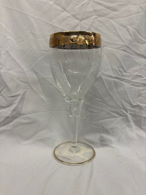 Murano Medici Gold Rimmed Crystalware