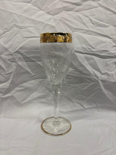 Murano Medici Gold Rimmed Crystalware