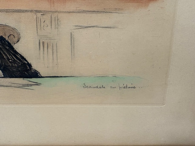 Original "Scandale au Pretoire"