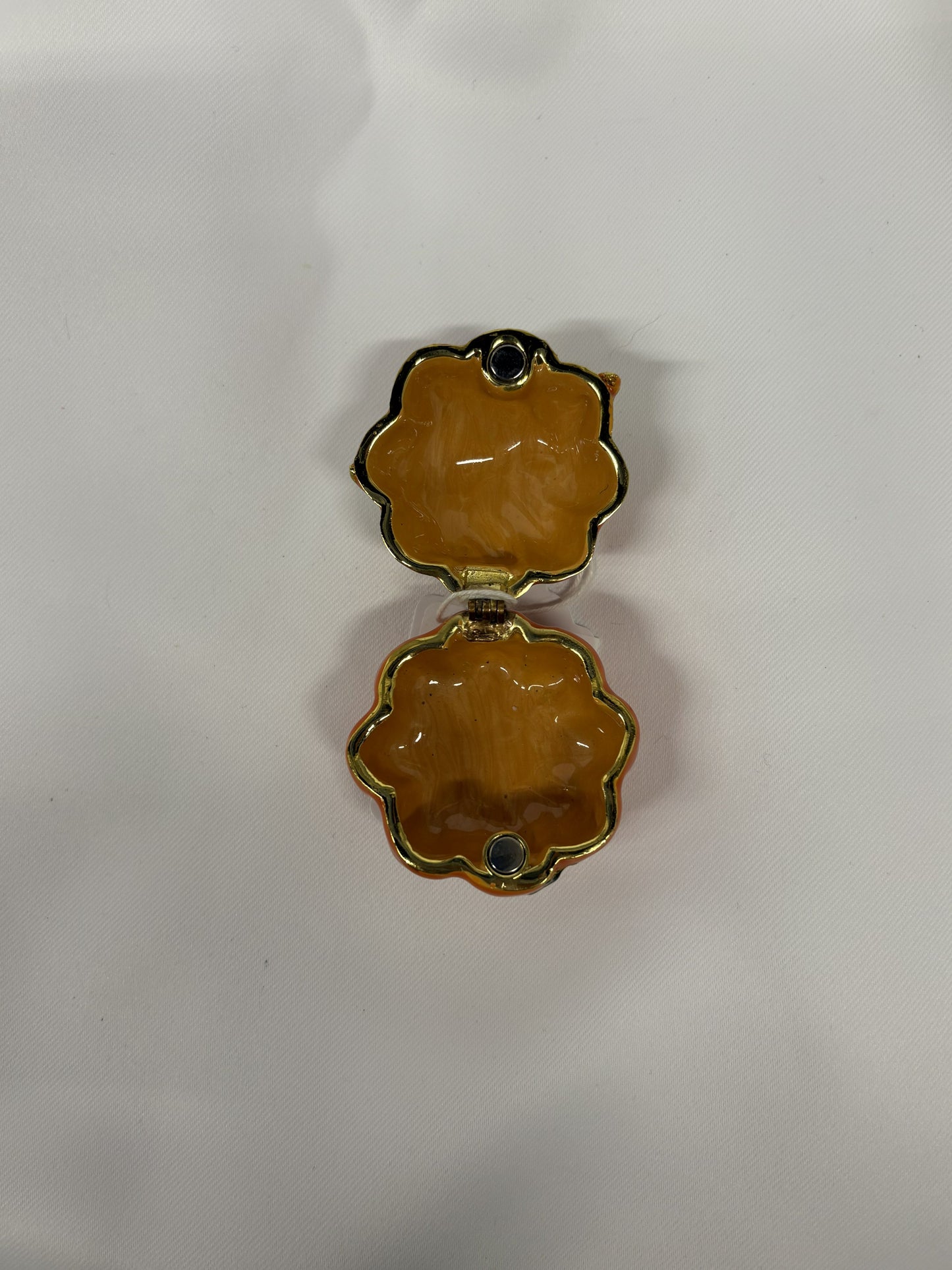 Pumpkin Shaped Trinket Box