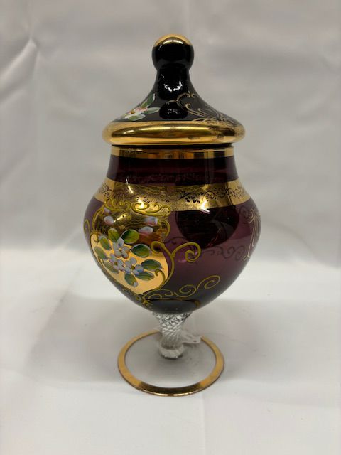 Hand Painted Candy Dish