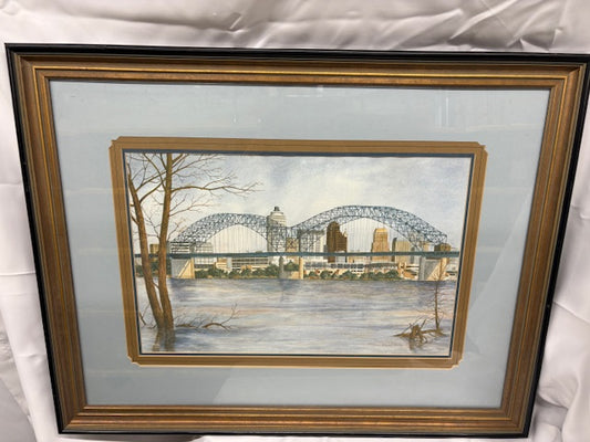 Elaine Neely Signed Memphis Bridge