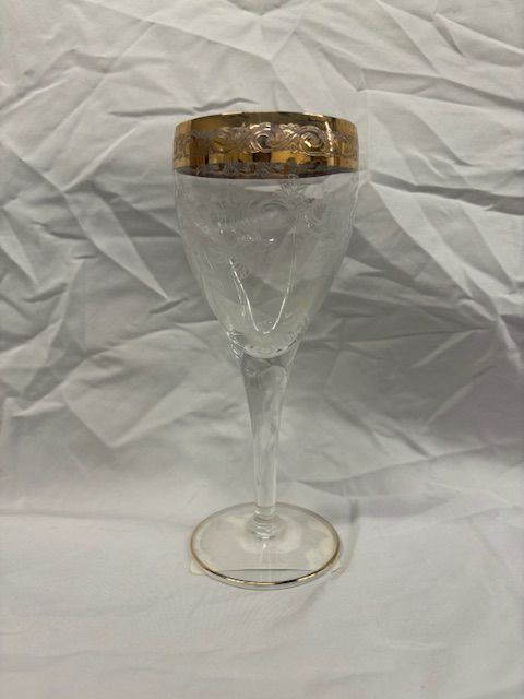 Murano Medici Gold Rimmed Crystalware