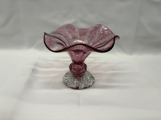 Cranberry Glass Vase