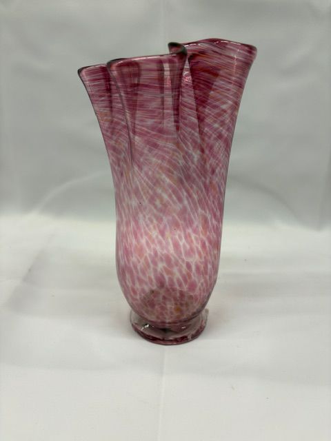 Cranberry Glass Vase