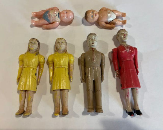 Vintage Renwal Dollhouse People